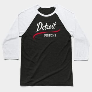 Pistons Baseball T-Shirt